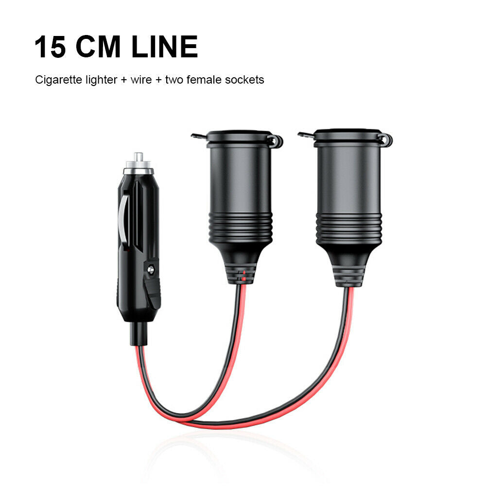 12V Car Power Outlet Splitter Charger Socket Adapter for Auto Inverter Car