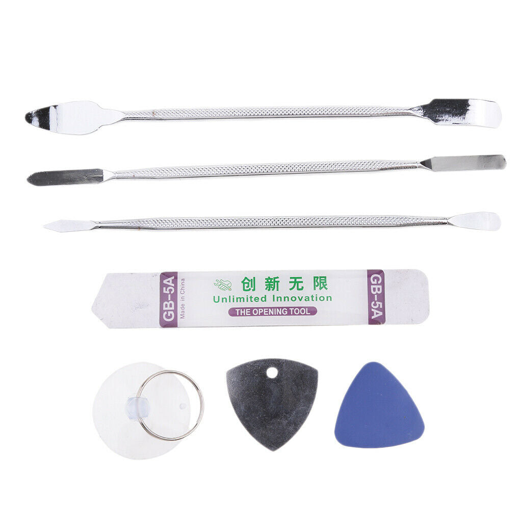 7 Pieces Opening Metal Pry Repair Tool Kit Disassemble Set for Tablet