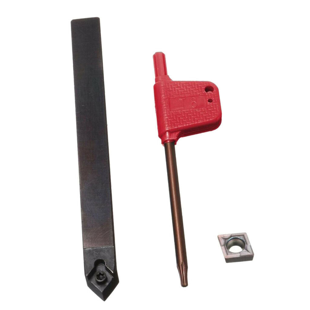 Metal SCMCN1010H06 Boring Turning Tool + CCMT060204 Cutter Set w/ Wrench