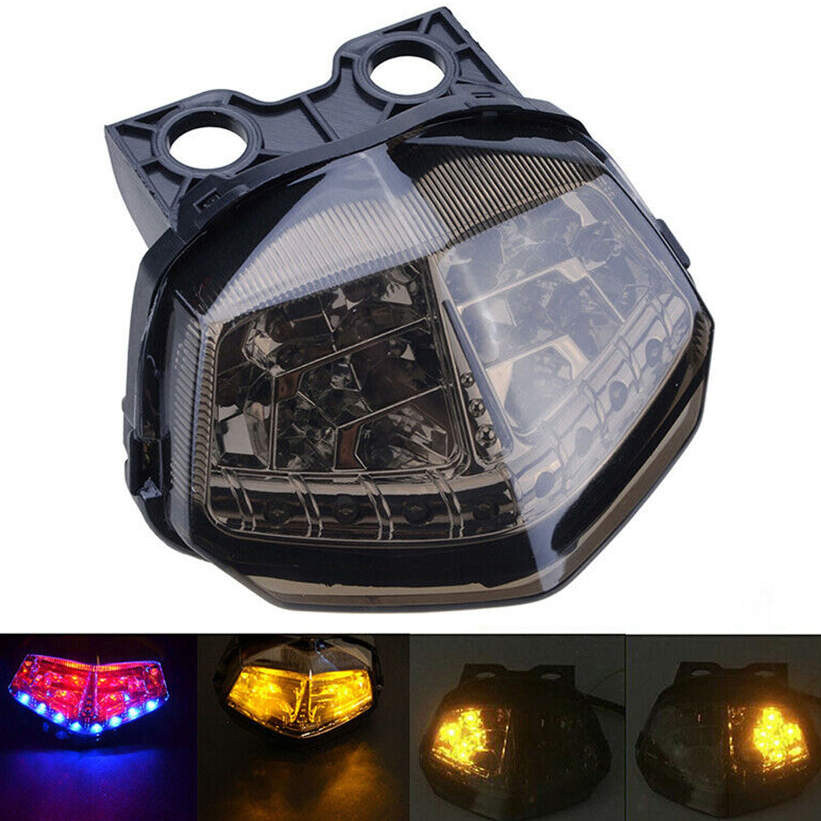 LED Brake Rear Tail Light Turn Signals Integrated For KAWASAKI Ninja 250R EX250