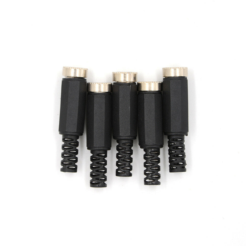5X IMC 5.5mm x 2.1mm  Female DC Power Socket Jack Connector Adapter  LDUKL WF