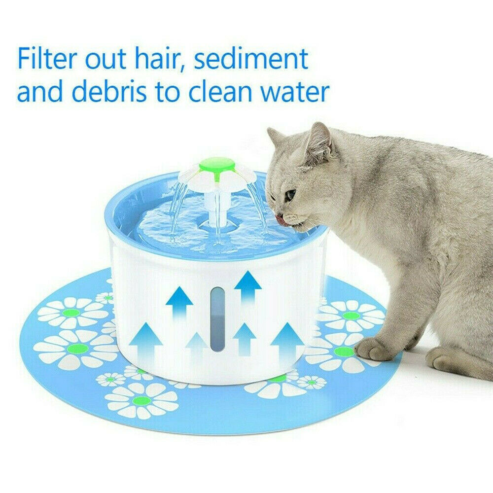 8Pcs Pet Cat Water Fountain Filters for Flower Fountains Replacement Filter US