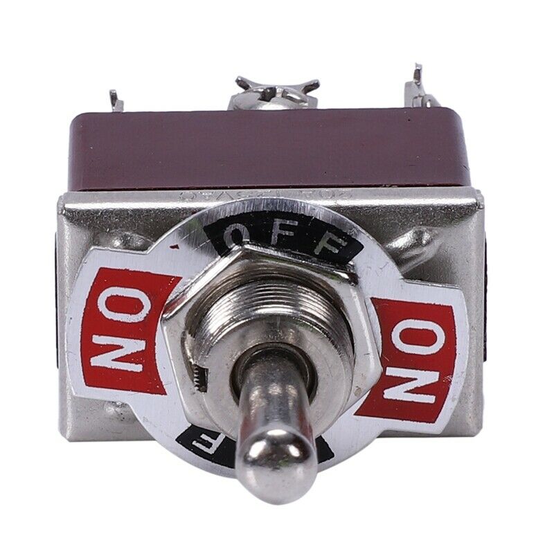 AC 250V/15A 125V/20A ON/OFF/ON 3 Position DPDT Momentary Toggle Switch H6G3G3