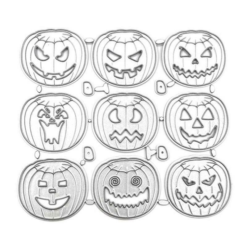 Halloween Pumpkin Ghost Metal Cutting Dies Stencil Scrapbooking DIY Album Stamp