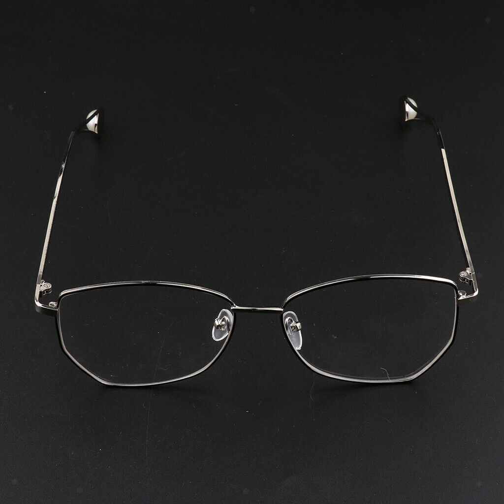 Retro Metal Frames Glasses Spectacle Frames Visual Aid Clear With