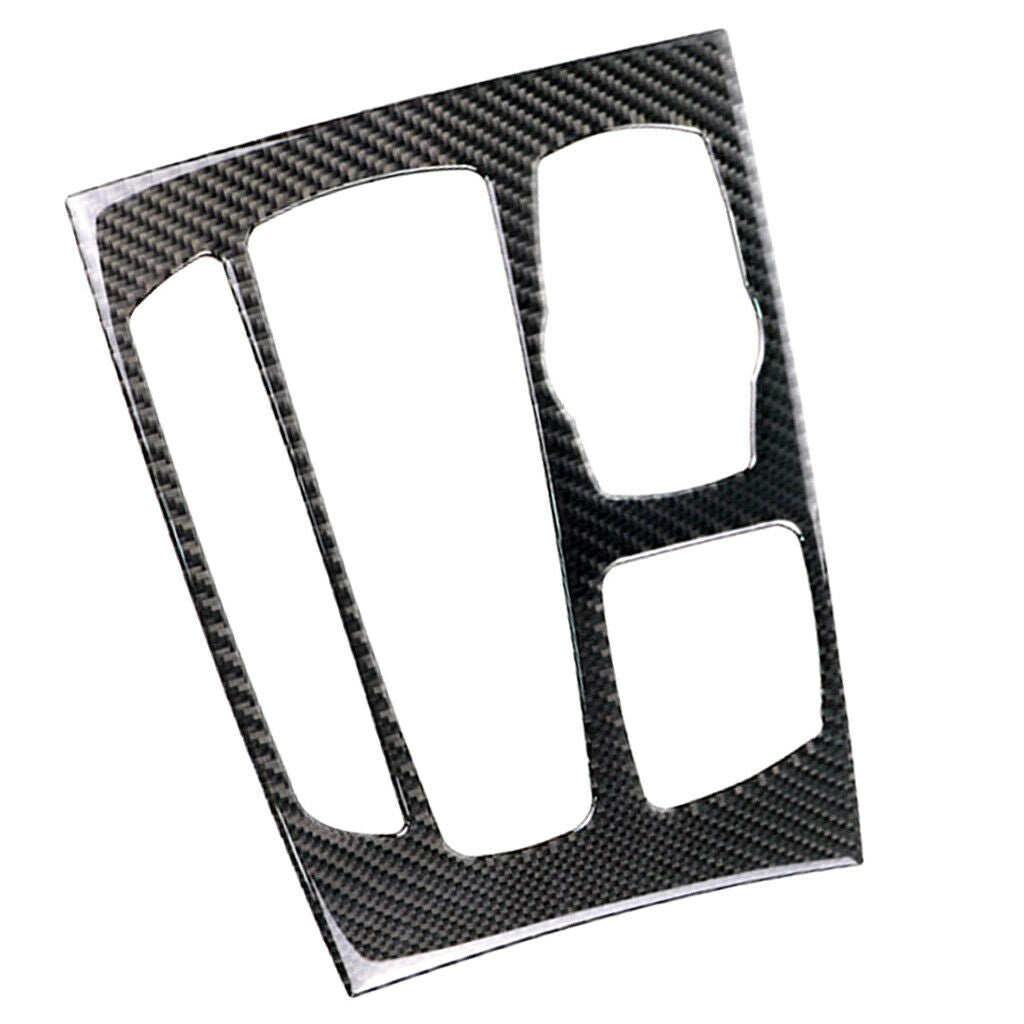 Carbon Fiber Car Control Gear Shift Panel Stickers Cover Trim Strip For BMW