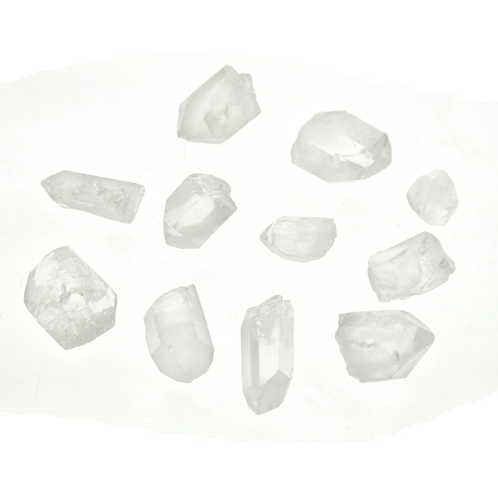 1/2 lb Rough Small Fine Quartz Crystal Points Stones Specimen Gems