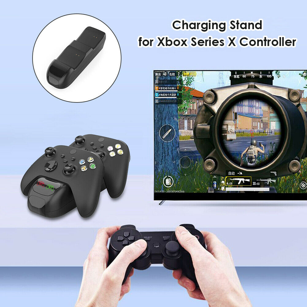 Dual Charging Station with 2 Battery Packs for Xbox Series S X Controller @