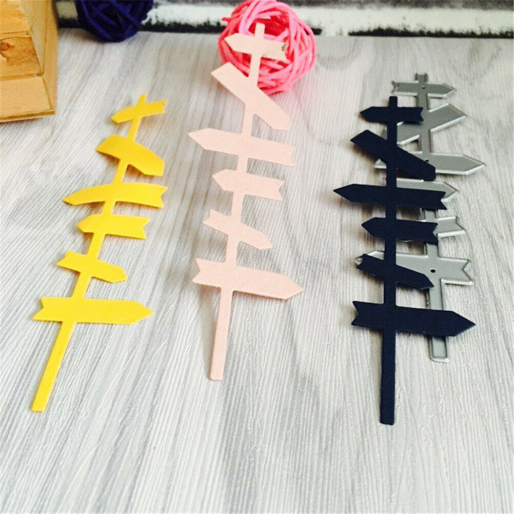 signpost cutting die stencil diy scrapbooking decor embossing album paper.l8