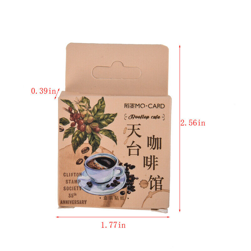46Pcs Decorative Stickers Scrapbooking Label Diary Stationery Album Sti R.l8