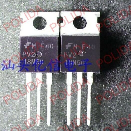 5PCS  MOSFET Transistor FAIRCHILD TO-220 FQP18N50V2 PV218N50 PVZ18N50