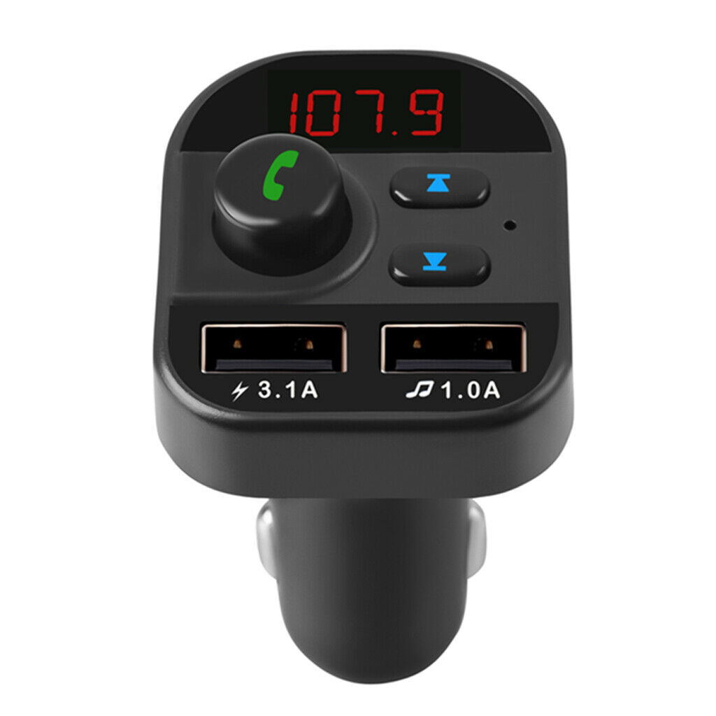 Bluetooth 5.1 Car MP3 Stereo Player FM Transmitter Dual USB