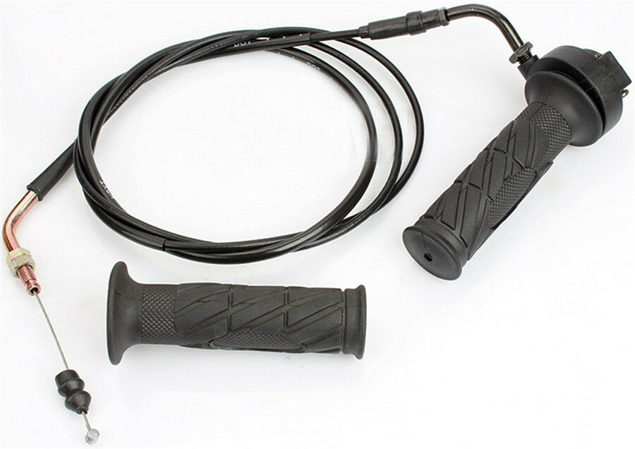 Left+Right Handle Bar Grip for GY6 125cc-150cc Throttle Line Scooter Accessories