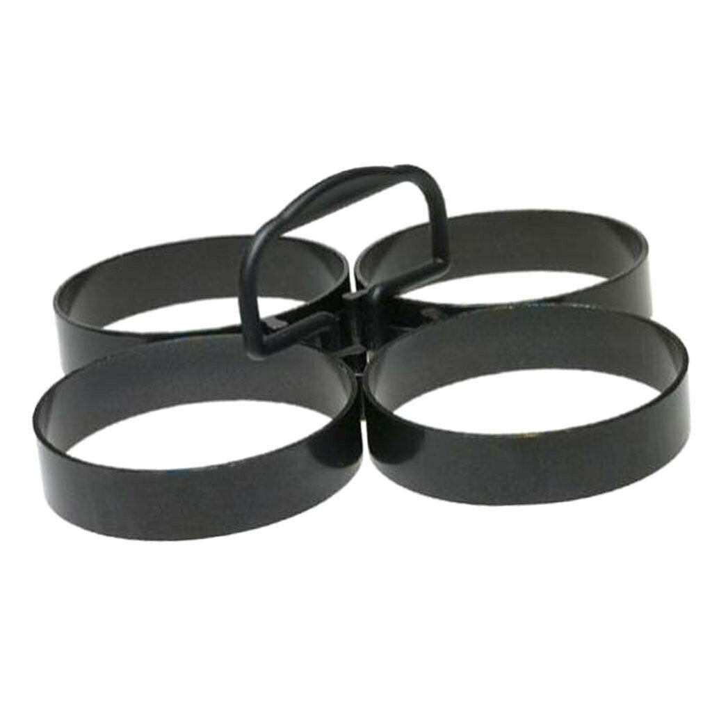 Kitchen Tool Non Stick Egg   Fry Pan Pancake Egg Circle Round Moulds Black