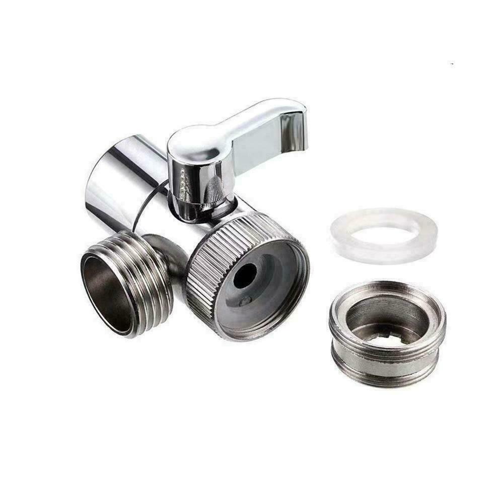 Brass Bidet Shower Head Diverter Valve Faucet Tap T-Adapter Splitter N5P9