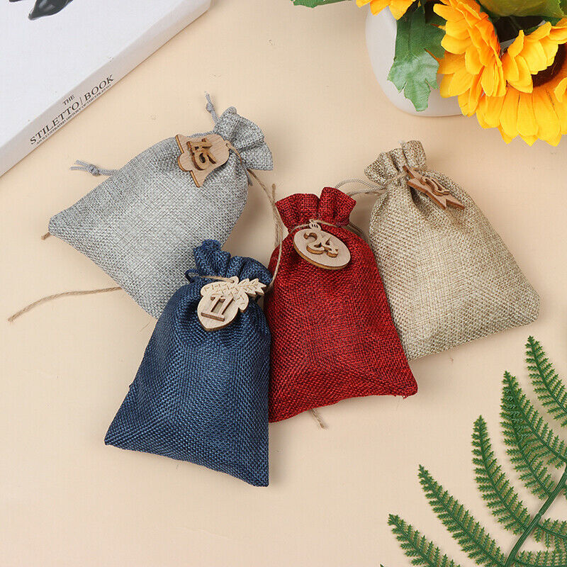 Christmas Decoration Pendant Wooden Craft Accessories Christmas Advent Calen SJ