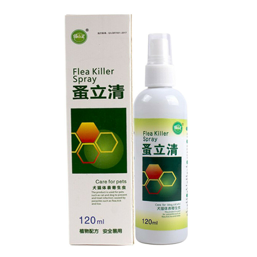 Cat Skin Care Spray Deworming Flea Treatment Drops Anti-flea 120ml