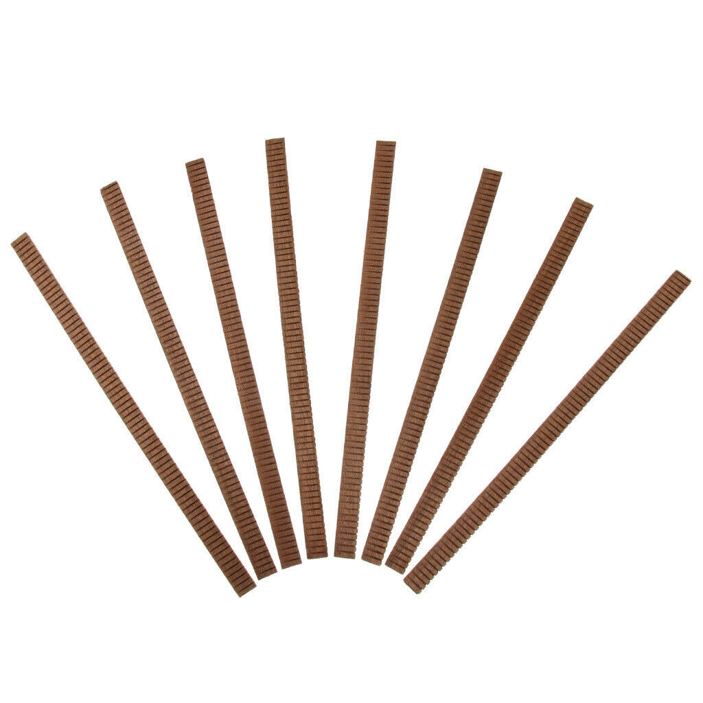 Set of 8 Mahogany Guitar Binding Purfling Strip Edge Guitar Trim Inlay 37cm