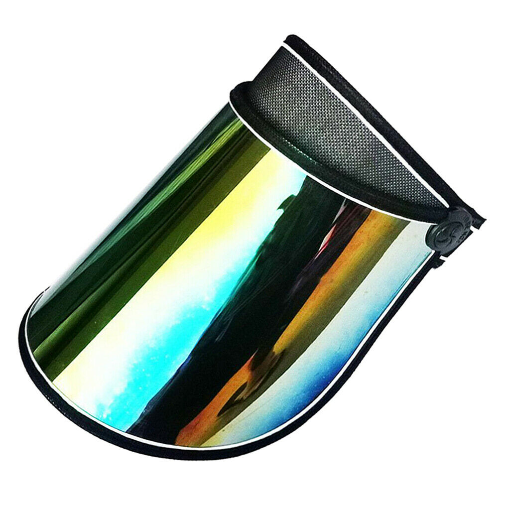 Sun Hat Visor Reusable Driving Fishing Hiking Golf Anti-UV   Black