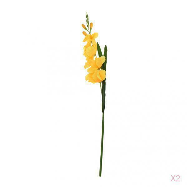 Gladiolus Silk Flower Arrangement - Handcrafted DIY Crafts - Amazingly Lifelike