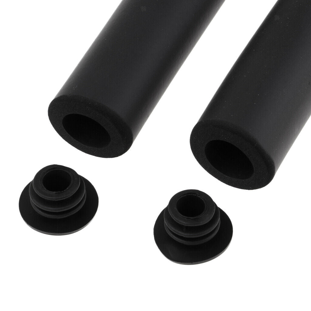 2 Pairs Silica Gel Bicycle Handlebar Grips for Road Bike Touring Bike Classical
