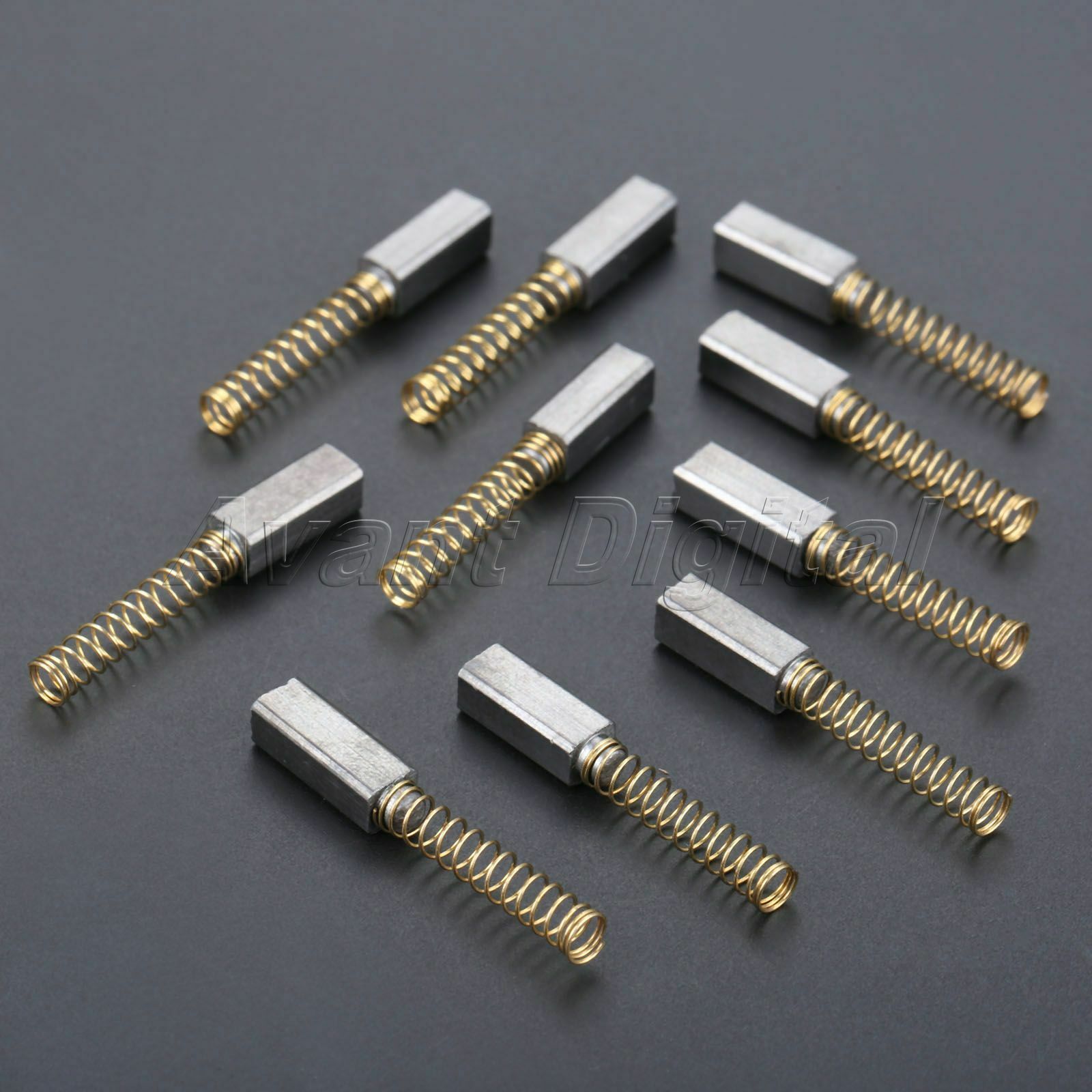10Pcs Carbon Motor Brushes Graphite & Copper Wire Household Sewing Machine Parts