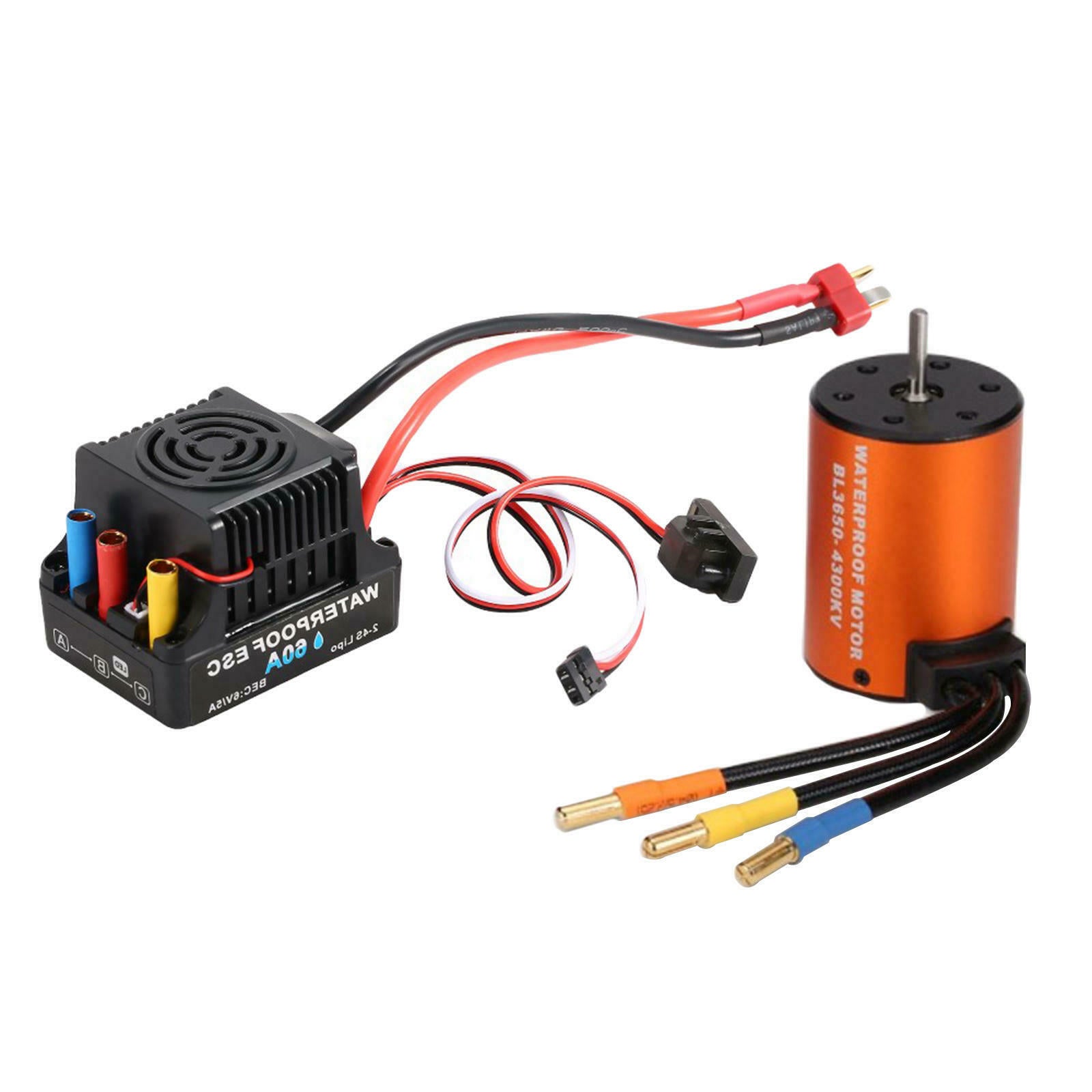 RC Car Brushless Motor And 60A ESC Accessory for HSP 94 123 94111