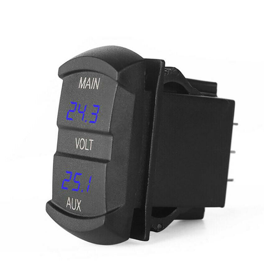 12V Digital LED Display Voltmeter Voltage Gauge Panel Meter For Car Motorcycle