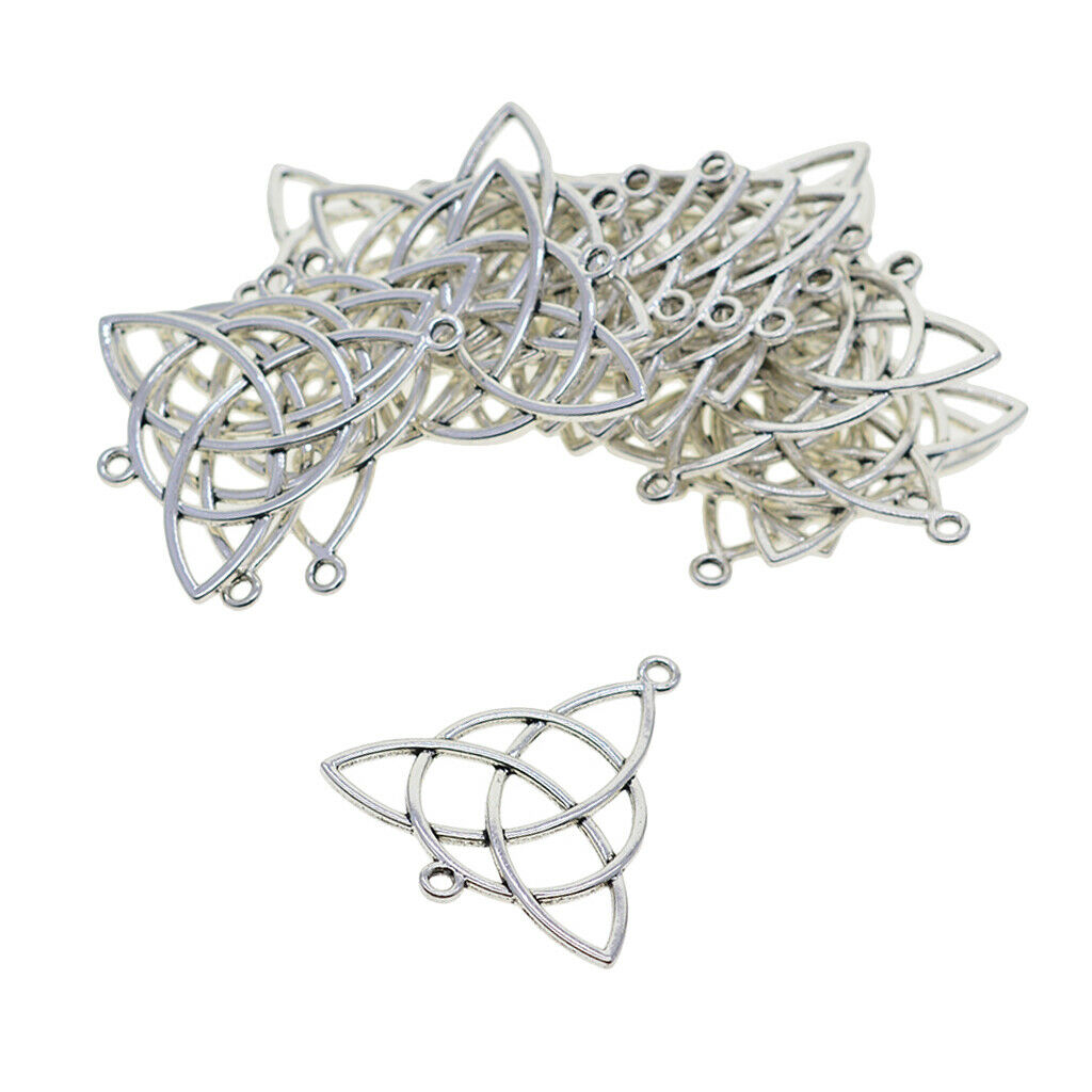 20x Viking Celtic Knot Bracelet Charm Pendant for DIY Jewelry Findings Craft