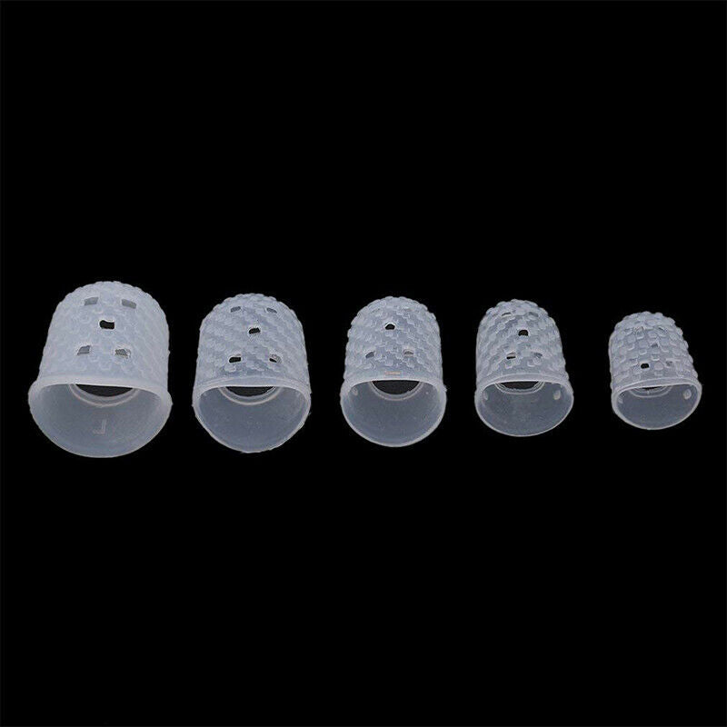 5pcs Finger Cover Anti-slip Hands Relief Pain Gloves for Ukulele Electric Aco Kt