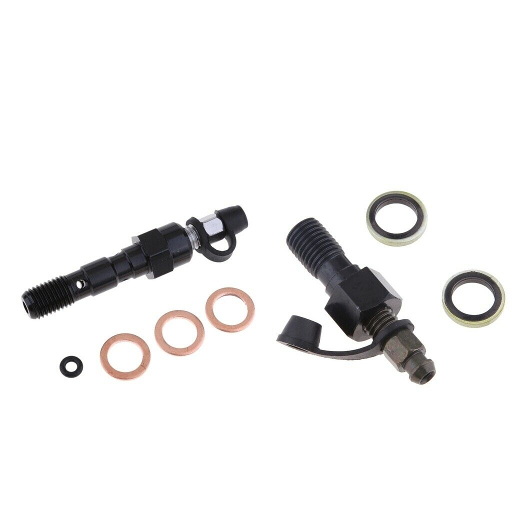 2pcs Motorcycle Brake Caliper Banjo Bolt & Bleed Nipple/Screw M10 x 1.25mm