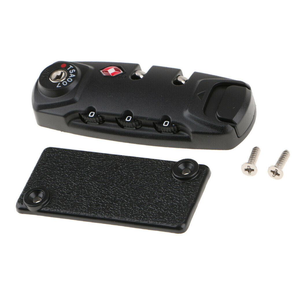 3 Digital Code Combination Padlock Luggage Suitcase Travel Bag Case TSA Secure
