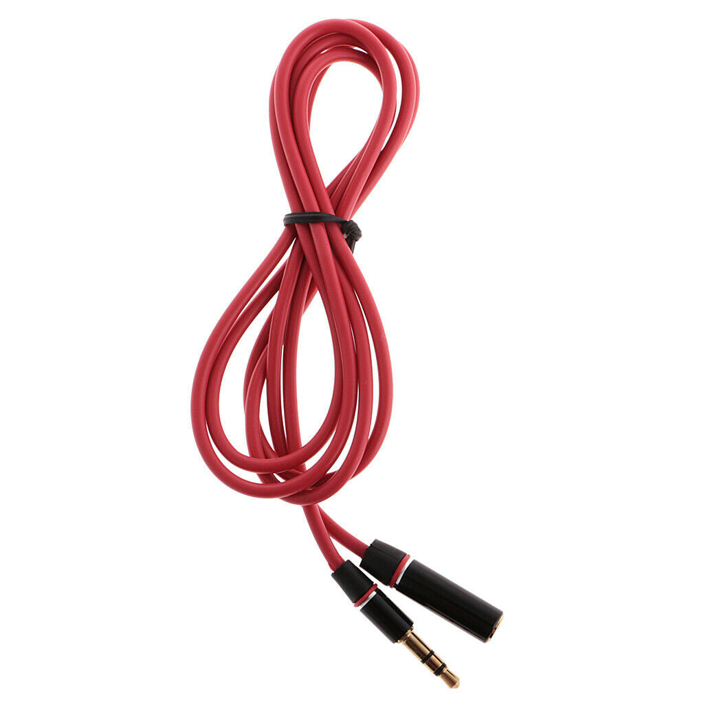 4ft 3.5mm 1/8" Stereo Audio Aux Headphone Extension Cable Cord M to F MP3