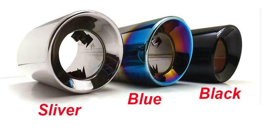 1× Angle Cut Toasted Blue Car Exhaust Tip For BMW F32 F33 N55 435i 440i 2014-Now