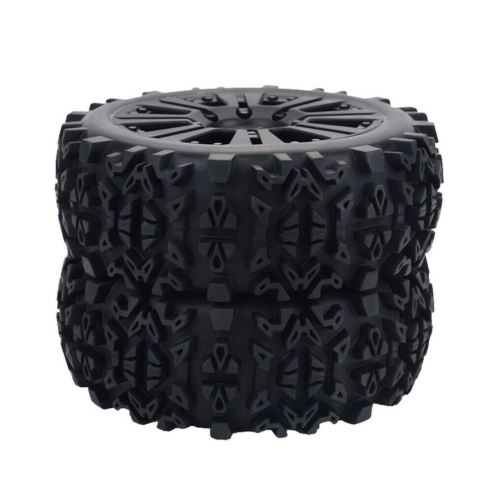 RC Buggy Wheel Rim Rubber Tyres for 1:8 RC Car Truggy Truck Spare Parts