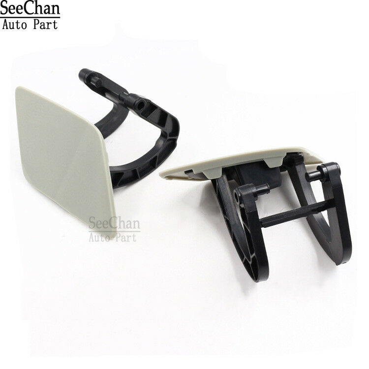 2 Piece Side headlight Washer Nozzle Cover Primered Fit Mercedes W221 S350 06-12