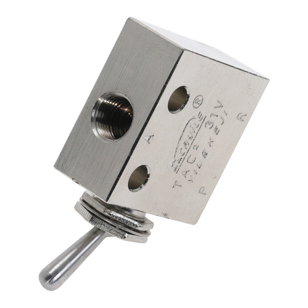 Toggle Valve Tac2-31V1/8"pt 2 Position 3 Way Pneumatic Knob Control On Off