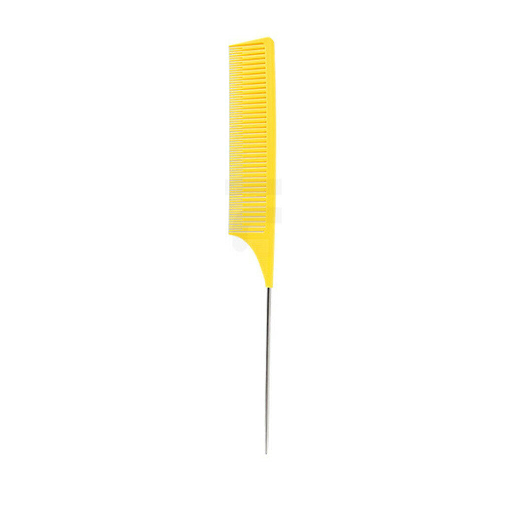 2x ABS Weaving Highlighting Foiling Hair Comb for Salon Styling Dyeing Combs