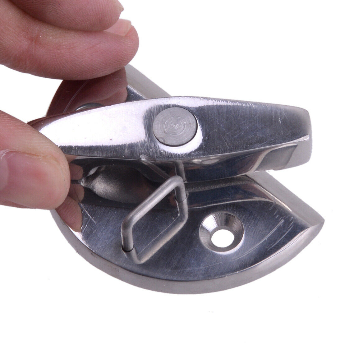 2x Stainless Steel Marine Boat Deck Hatch Door Catch Latch Twist Lock Latch Unit
