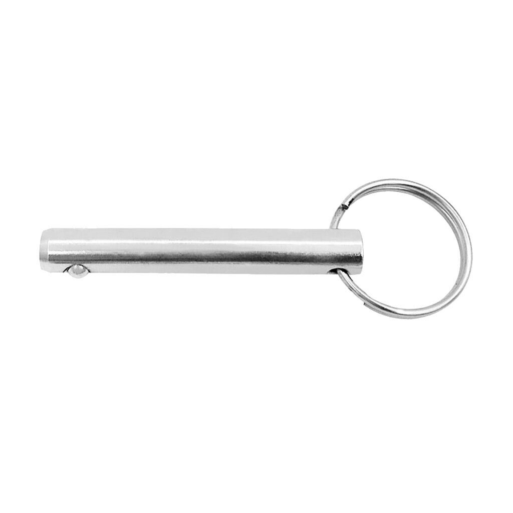 Stainless steel 316 quick release 10mm pin Bimini boat pin detent ring