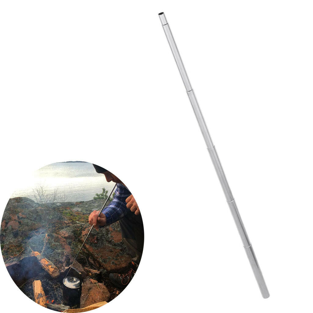 Blow Fire Tube Outdoor Telescopic Camping BBQ Survival Retractable Pipe Tool