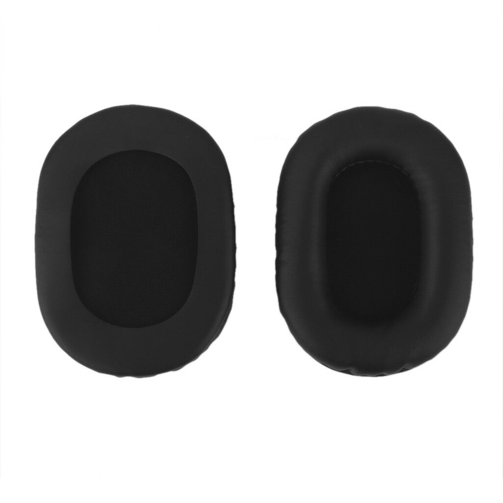 Black PU Leather Ear Pads Cushions Covers Replace for   MDR-V6 Headphones