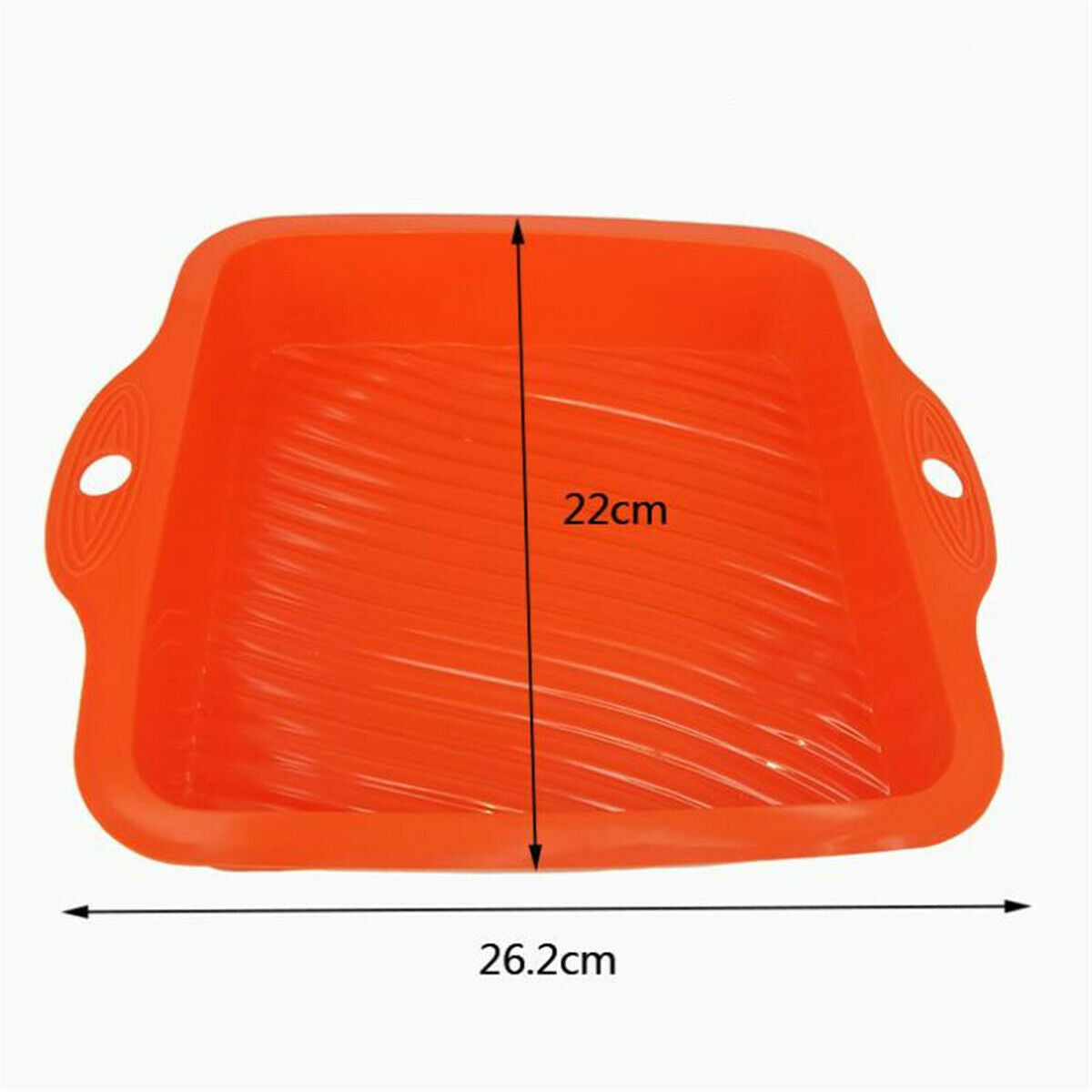 Square Silicone Cake Mold Pan Bread Chocolate Pizza Pastry Baking Tray DIY Mould