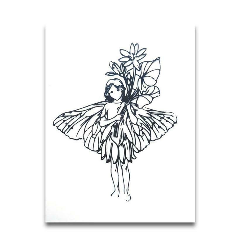 Fairy Silicone Clear Seal Stamp DIY Scrapbooking Emboss Photo Album Decorative