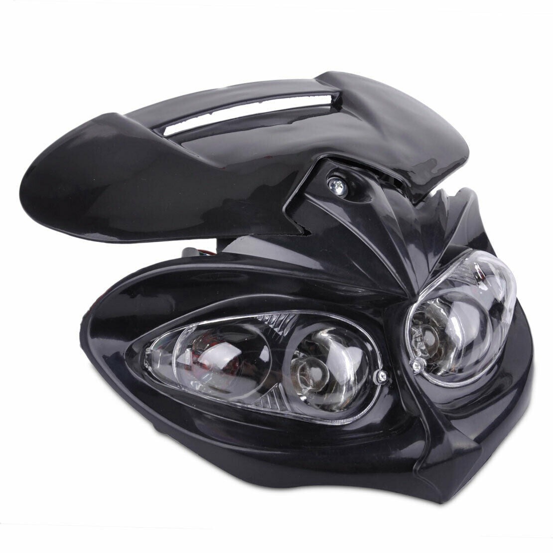 Front Head Dual Sport Light Lamp Fairing Strap for Street Fighter Motorcycle An