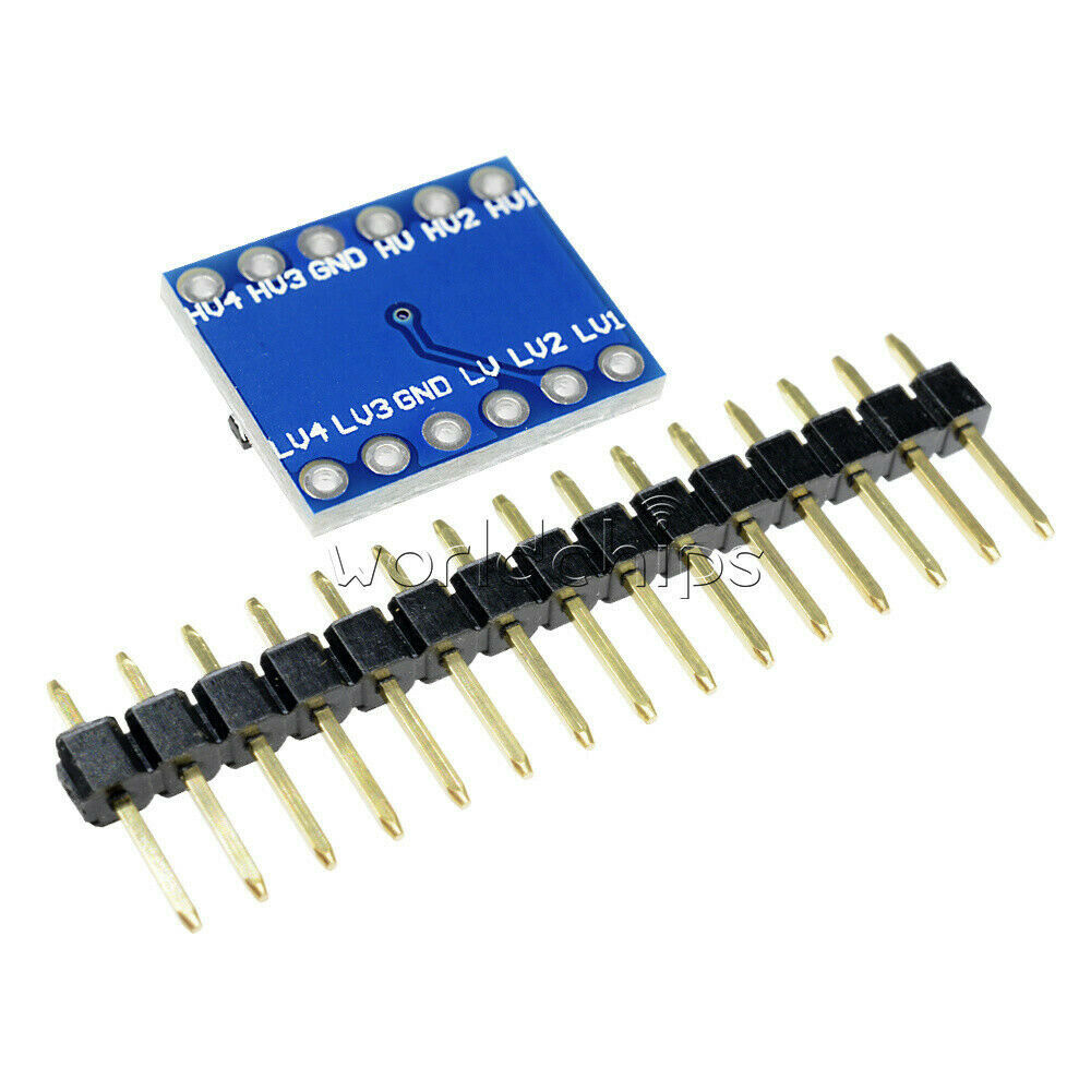 10Pcs 4 Channel IIC I2C Logic Level Converter Bi-Directional Module 5V to 3.3V