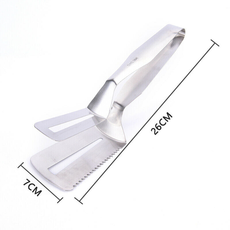New Steak Clip Pancake Barbecue Spatula Clip Food Clip Serrated Kitchen Clip DF