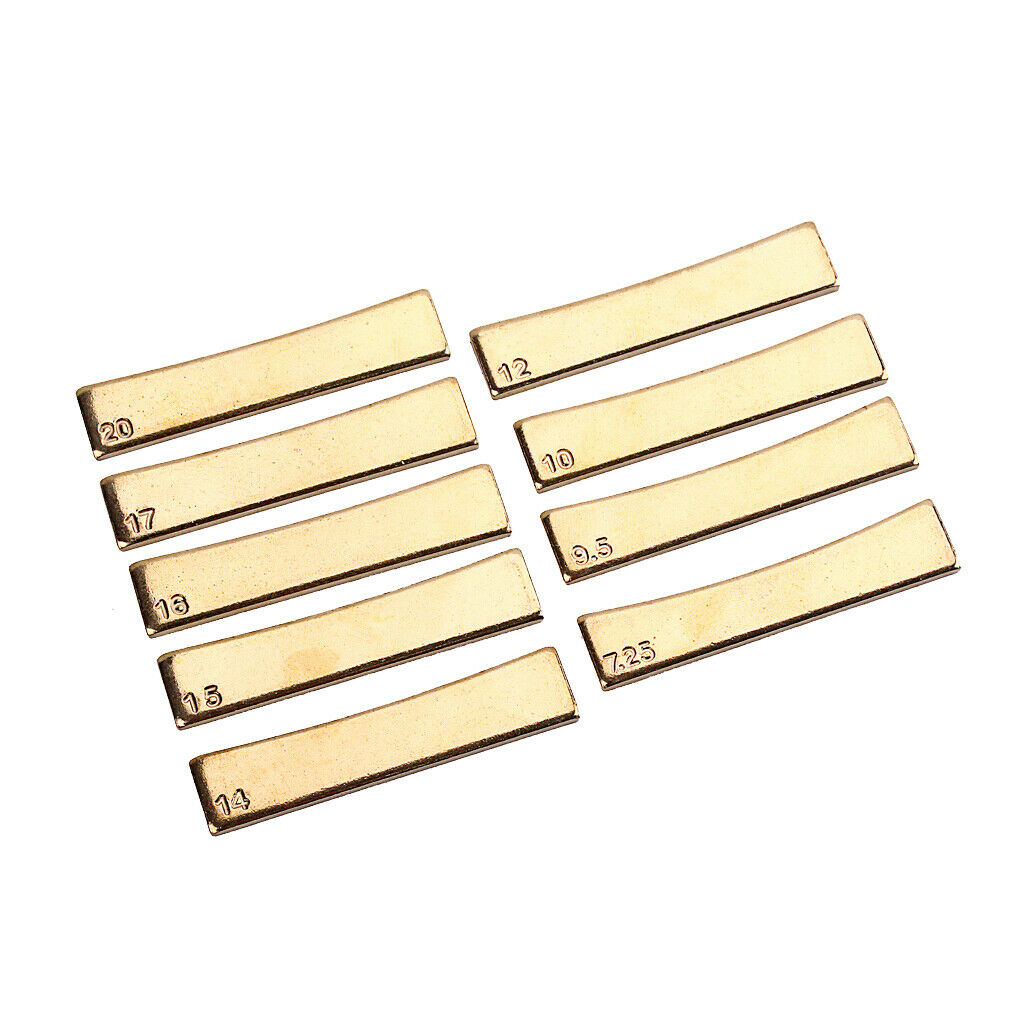 Metal Guitar Fret Press Insert Guitar/Bass Repair Tool Accs Brass Golden