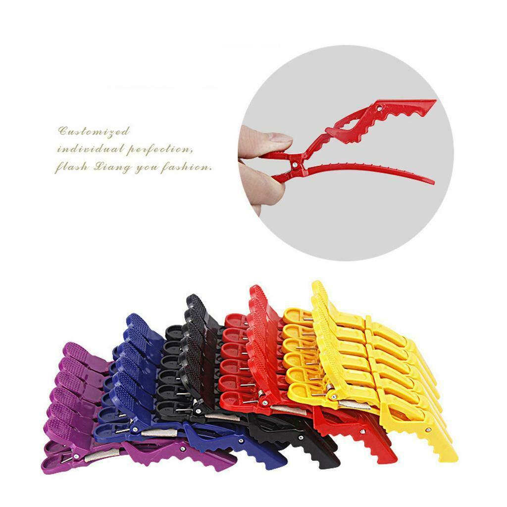 6PCS Styling Sectioning Clips Thick Hair Alligator Clips Barrettes No Trace