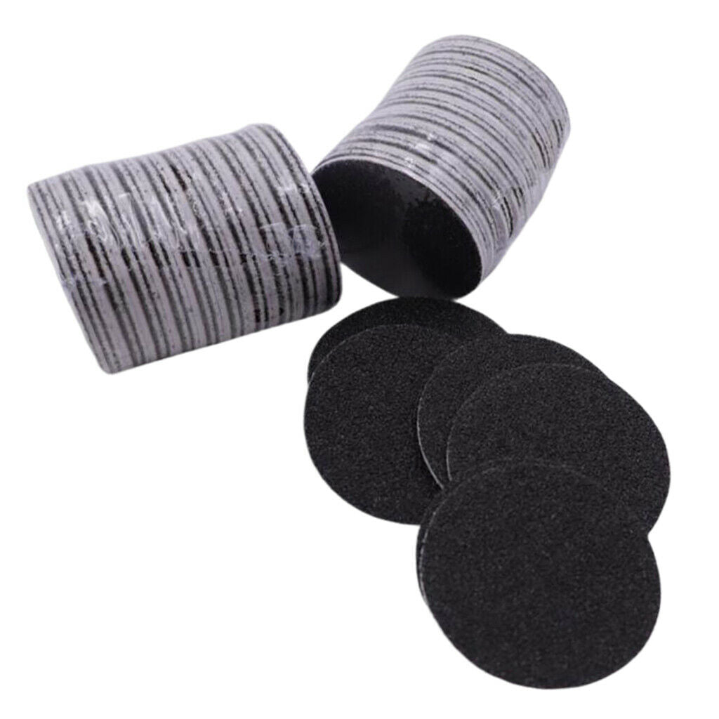 Set of 60 Feet Grinder Sandpaper Disk for Electric Callus Remover 80 Coarse